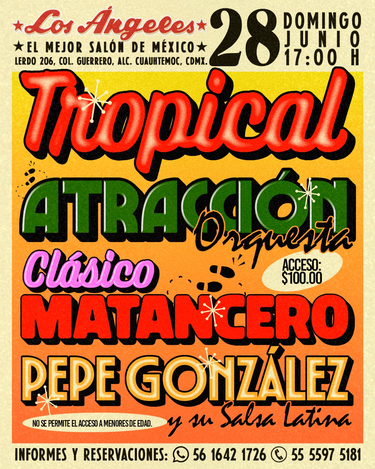 Domingo tropical 28 junio 2026