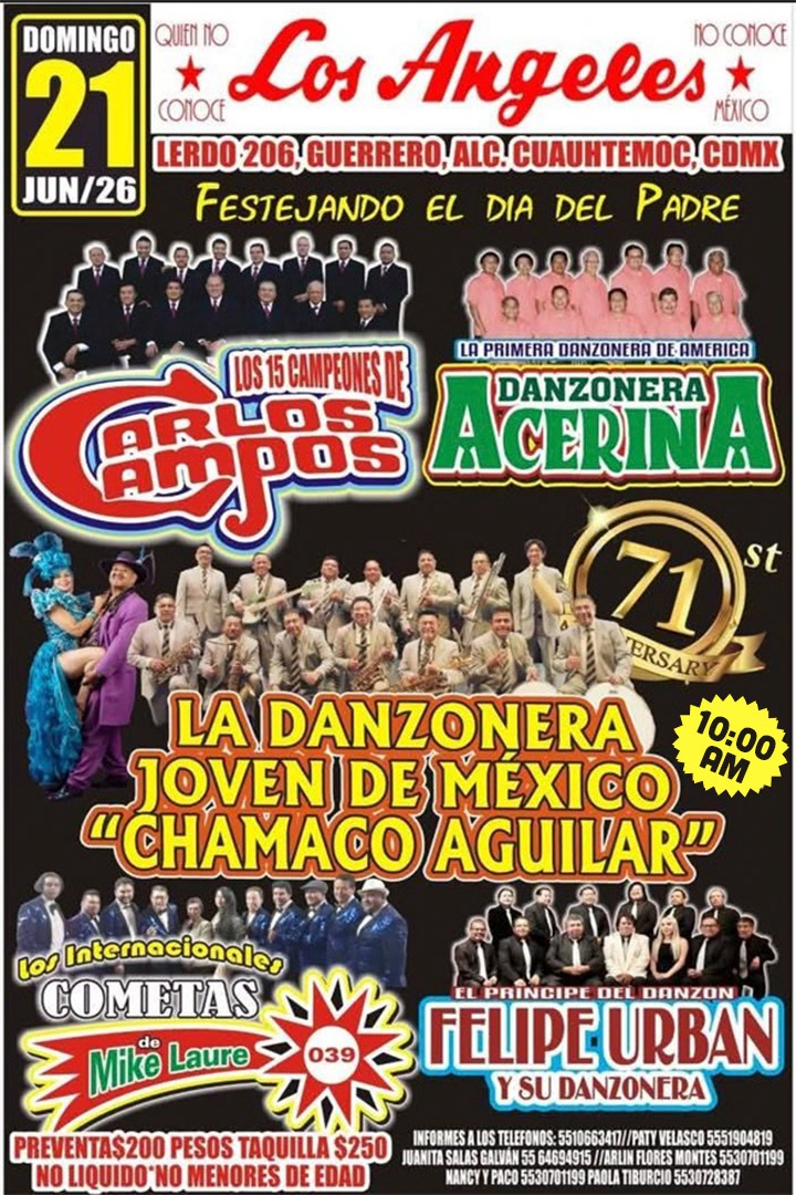Domingo 21 junio 2026 matiné