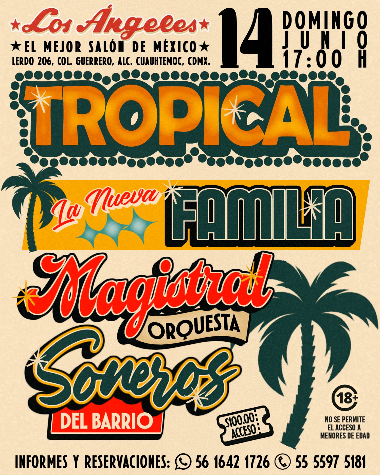 Domingo tropical 14 junio 2026