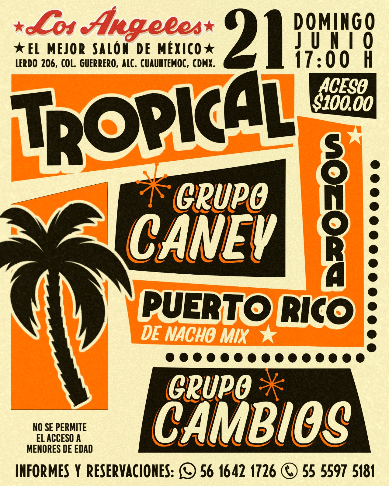Domingo tropical 21 junio 2026