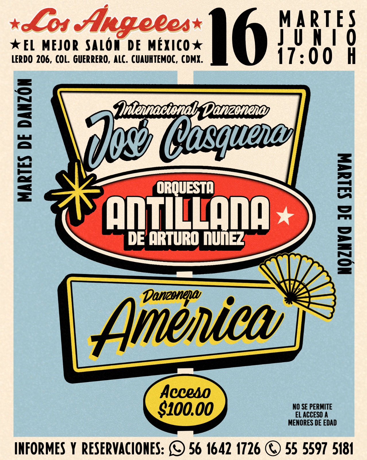 Martes de danzón 16 junio 2026