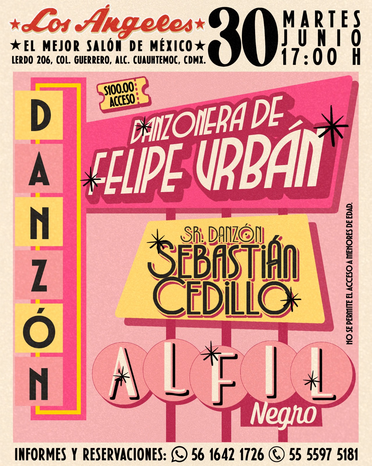 Martes de danzón 30 junio 2026