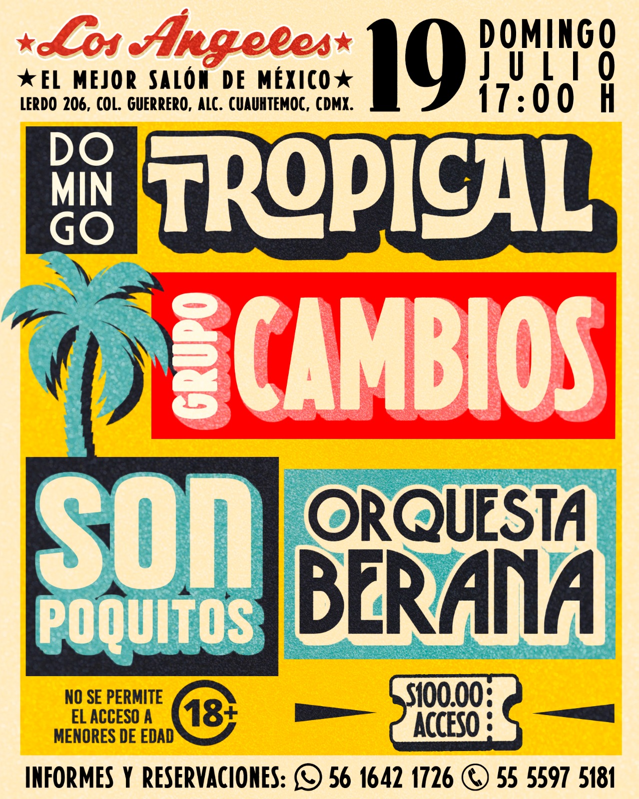 Domingo tropical 19 de julio 2026