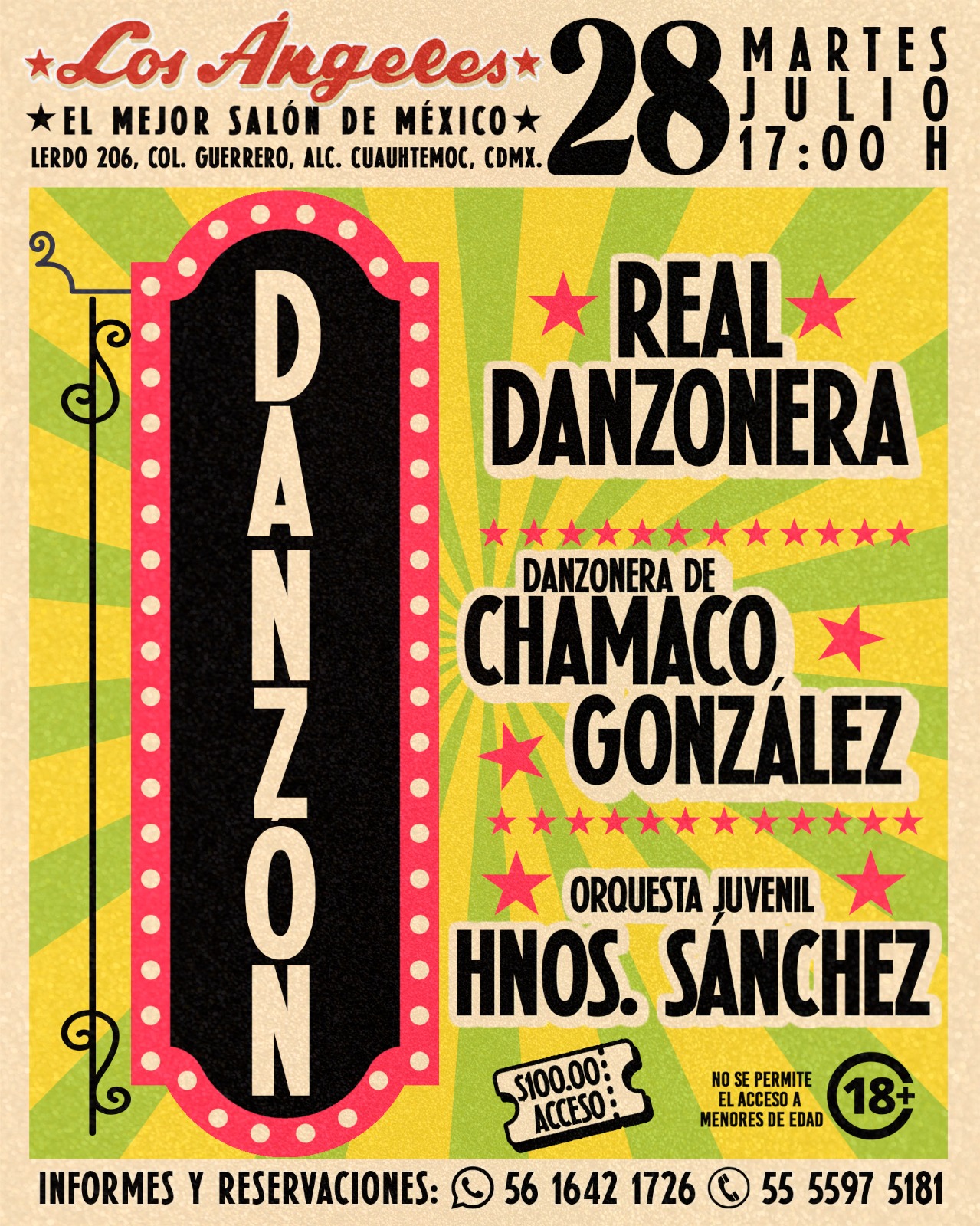 Martes de danzón 28 julio 2026