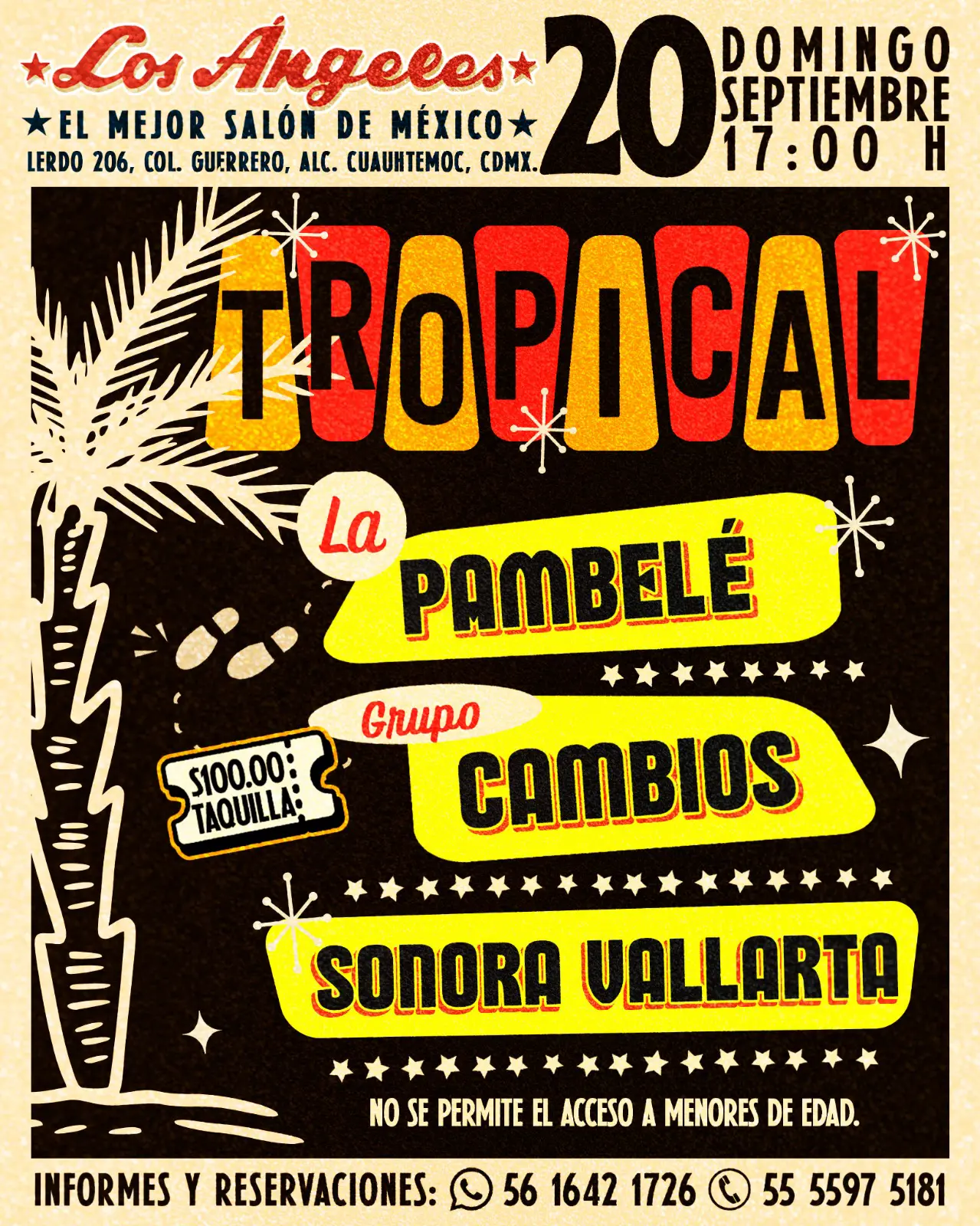 Domingo tropical, 20 septiembre de 2026