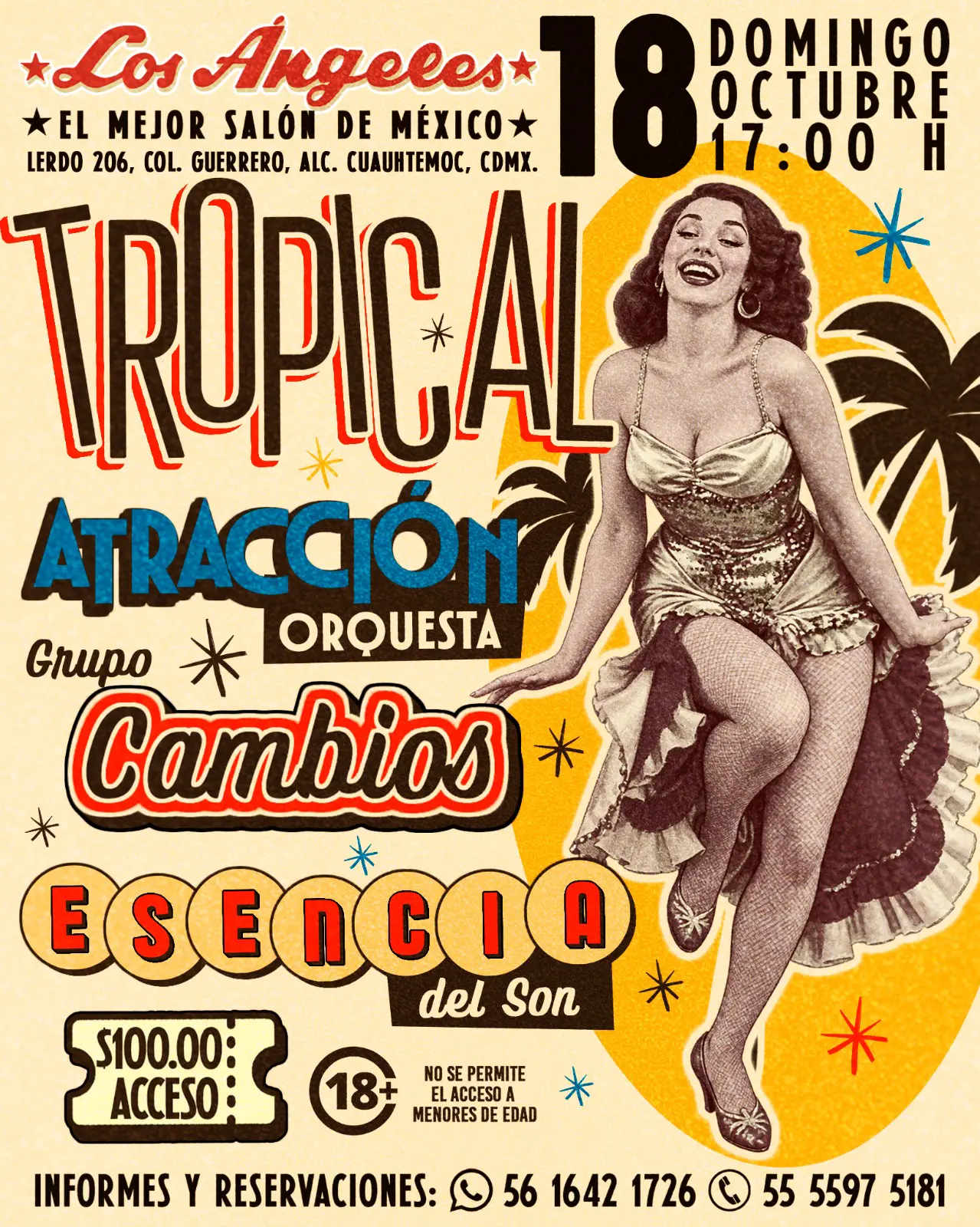 Domingo de salsa, 18 de octubre de 2026