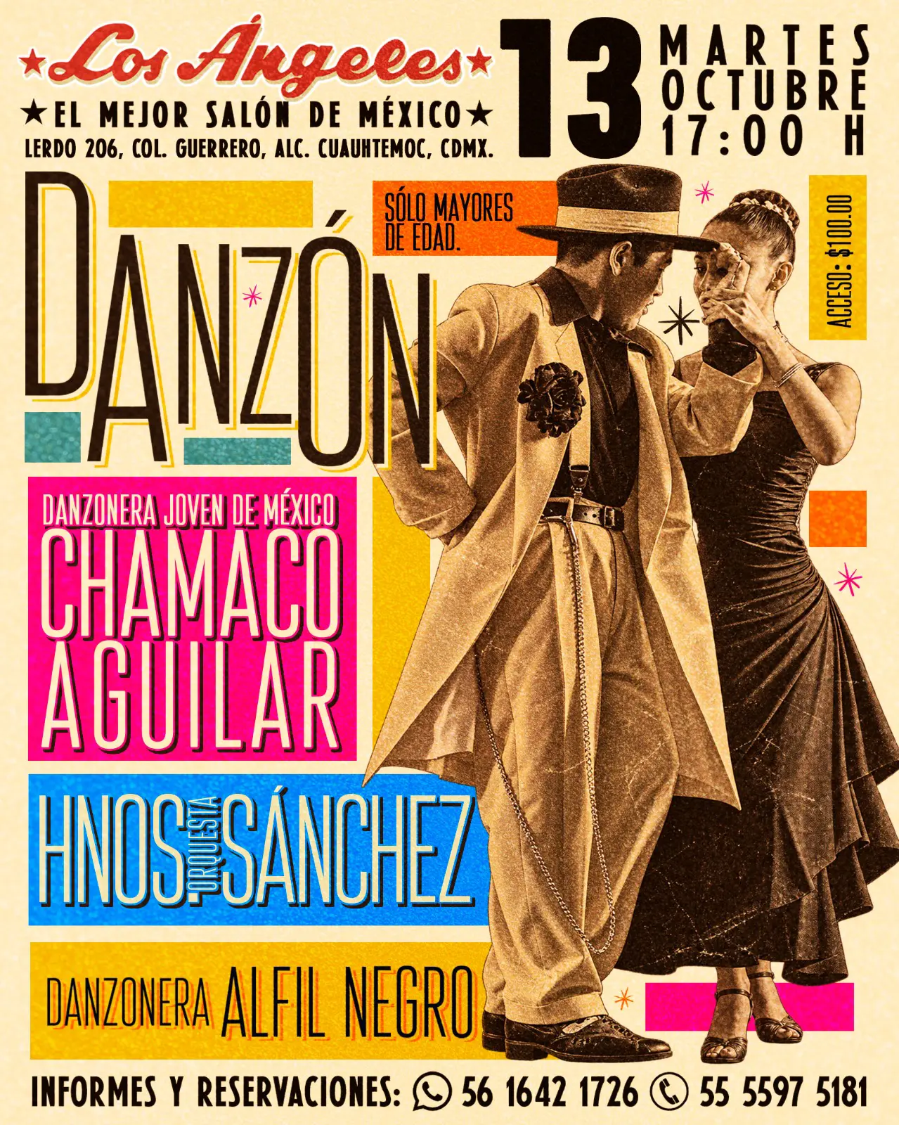 Martes de danzón, 13 de octubre de 2026